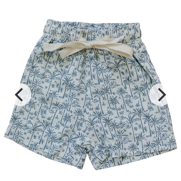 Mebie Baby Palm Tree Linen Cotton Set: 6-12 months - Picture 3 of 9